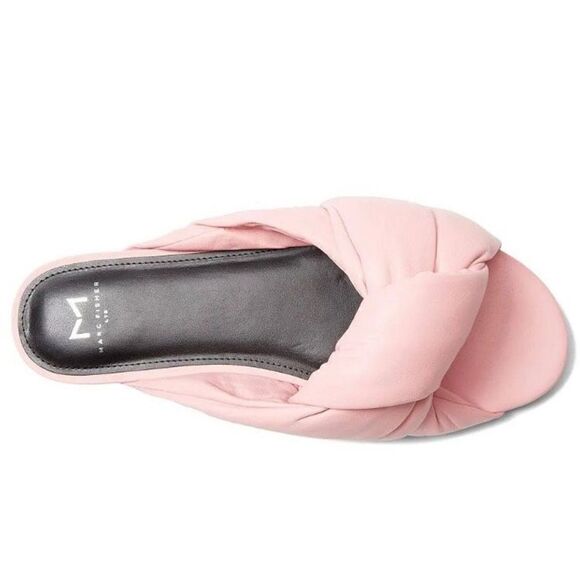 MARC FISHER - 🎉HP🎉 L Sz 5.5 “Ogalia” Pink Puffy Leather Slides. NEW IN BOX - Picture 9 of 16